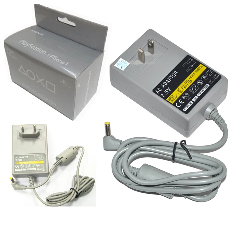 

US EU Version 110-220V AC Adapter For PS1 Slim Controller Charging Cable For PS1 Slim Charger