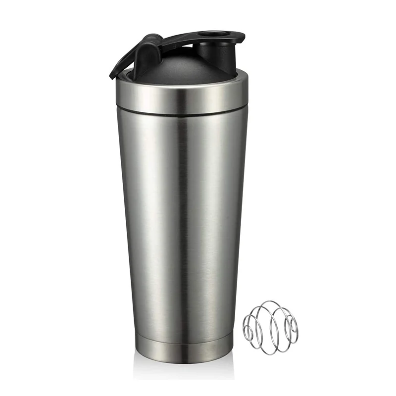 

Shaker Stainless Steel Insulated Water Bottle Protein Mixing Cup, Customized color