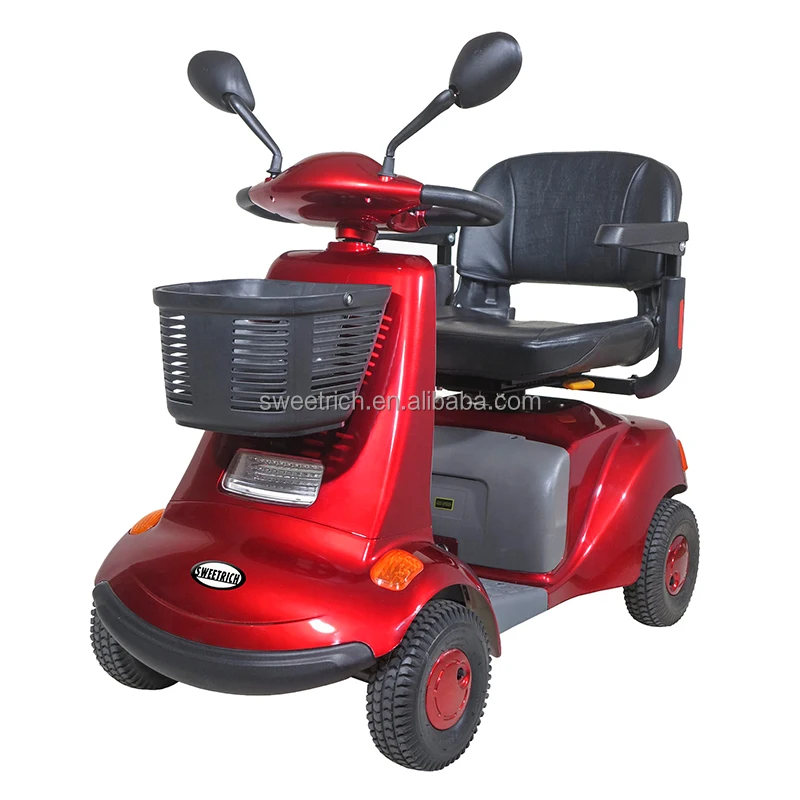 

China wholesale foldable disabled electric mobility scooter for old people, Red , blue,silver