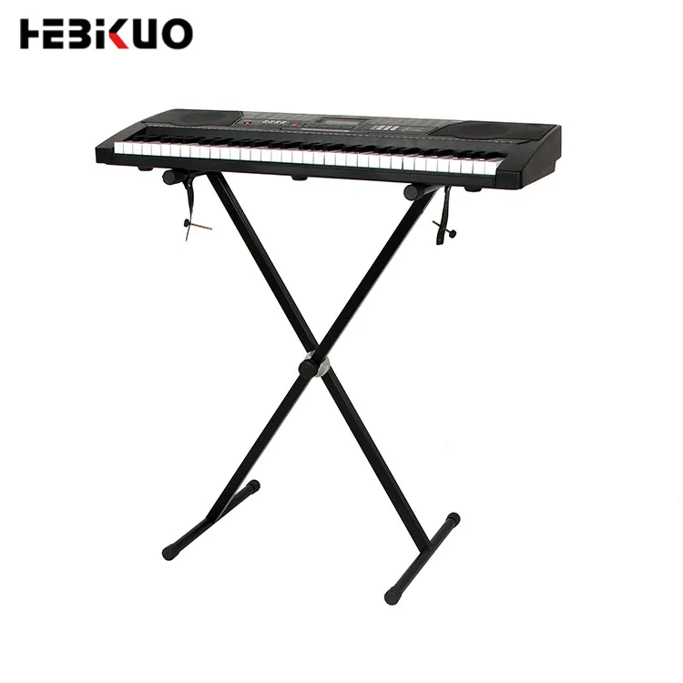 

HEBIKUO Q-1XA Aluminum connector rolling keyboard piano stand guangzhou