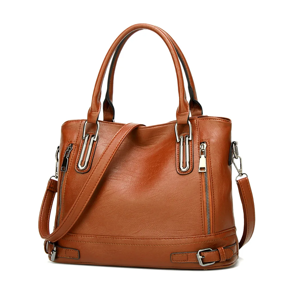 

Mipurela OEM PU Leather Large Capacity Tote Bag Luxurious Handbags For Women