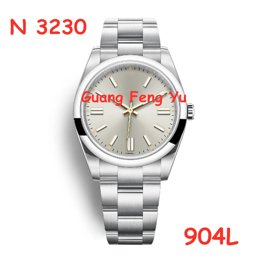 

Automatic Mechanical Watch 41mm 124300 Noob Factory 1:1 Best Edition 904L Steel Silver Dial SS Bracelet SA3230