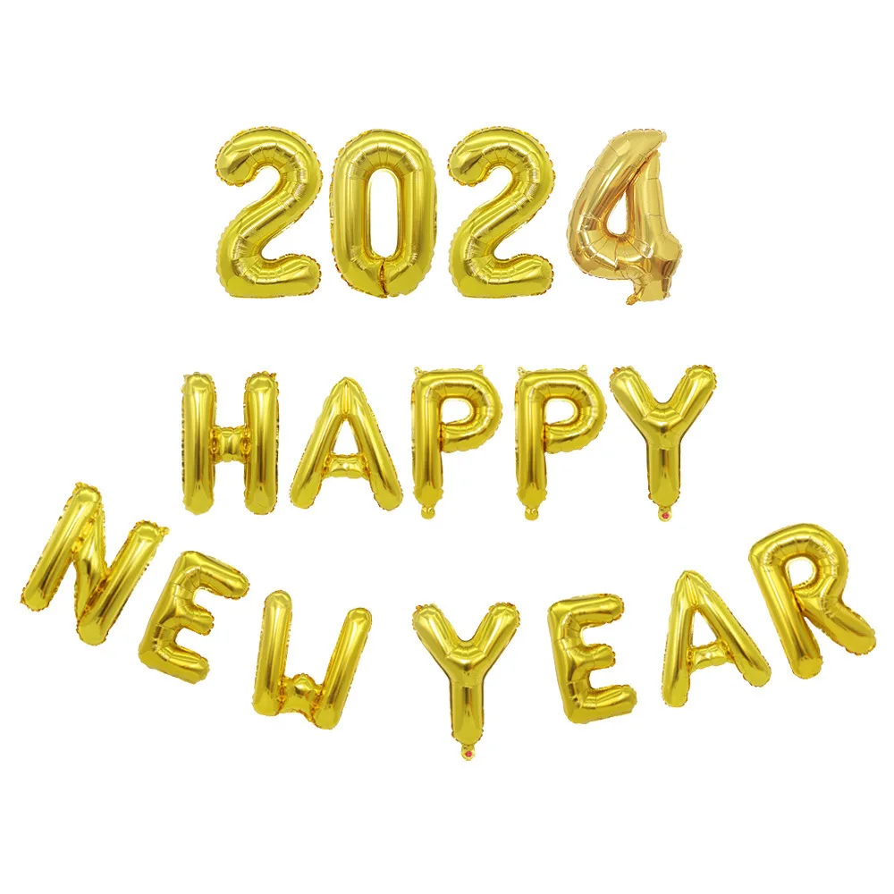 

DAMAI 2024 New Year Balloon Event Party Supplies Balloons Party Decorations Set New Year Theme Party Decoration Balloons Set