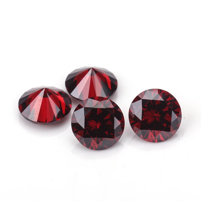 

wholesale big size 10mm synthetic garnet cubic zirconia