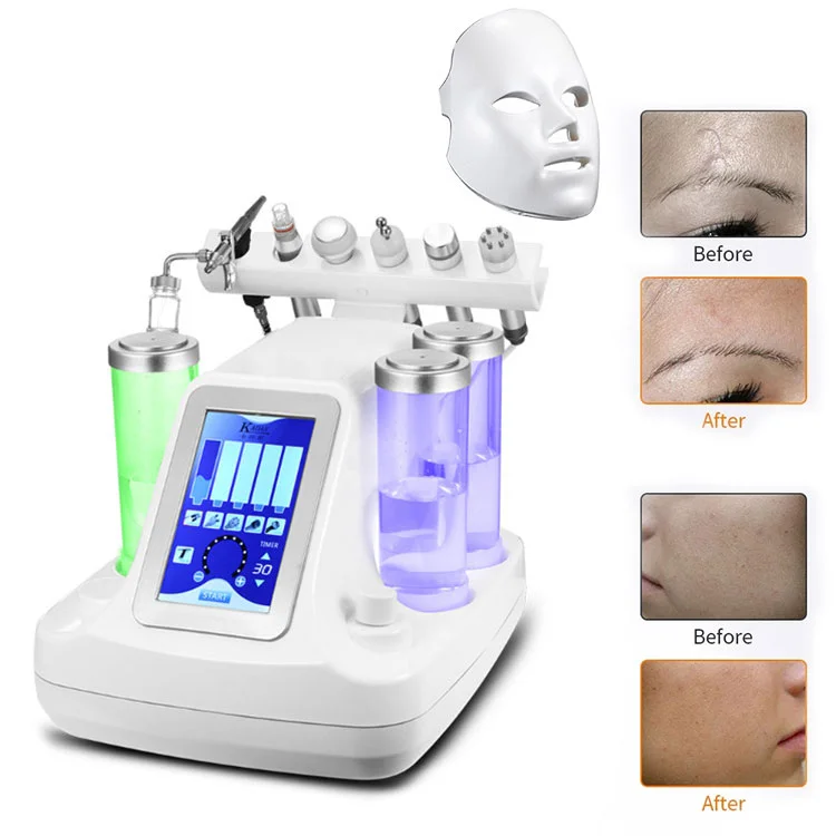 

Water Hydro Dermabrasion Facial Micro Hydra Peeling H2O2 Hydrofacials 7 In 1Skin Treatment Beauty Machine