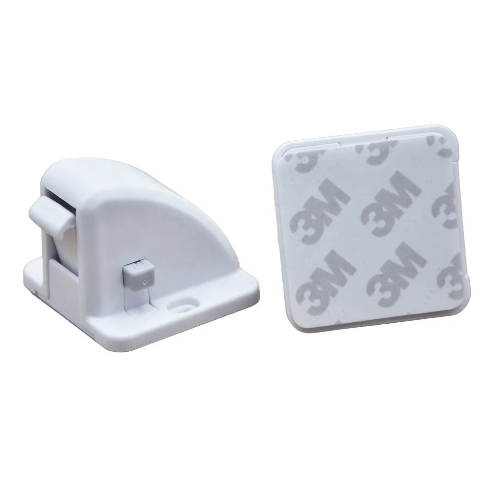 

Child Proof Cabinet Locks Easy to Install Magnetic Baby Safety Cabinet Locks, White
