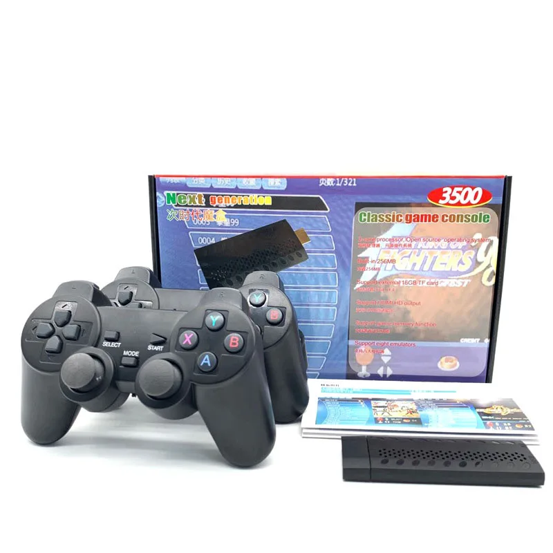 

The new TV game console has 3,555 built-in HD video game consoles, Black