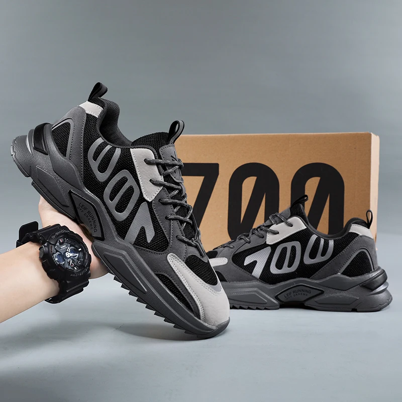 

Ready Stock Custom Brand Logo Male Sneakers Reflective Yeezy 700 Style Breathable Low Price Sports Shoes