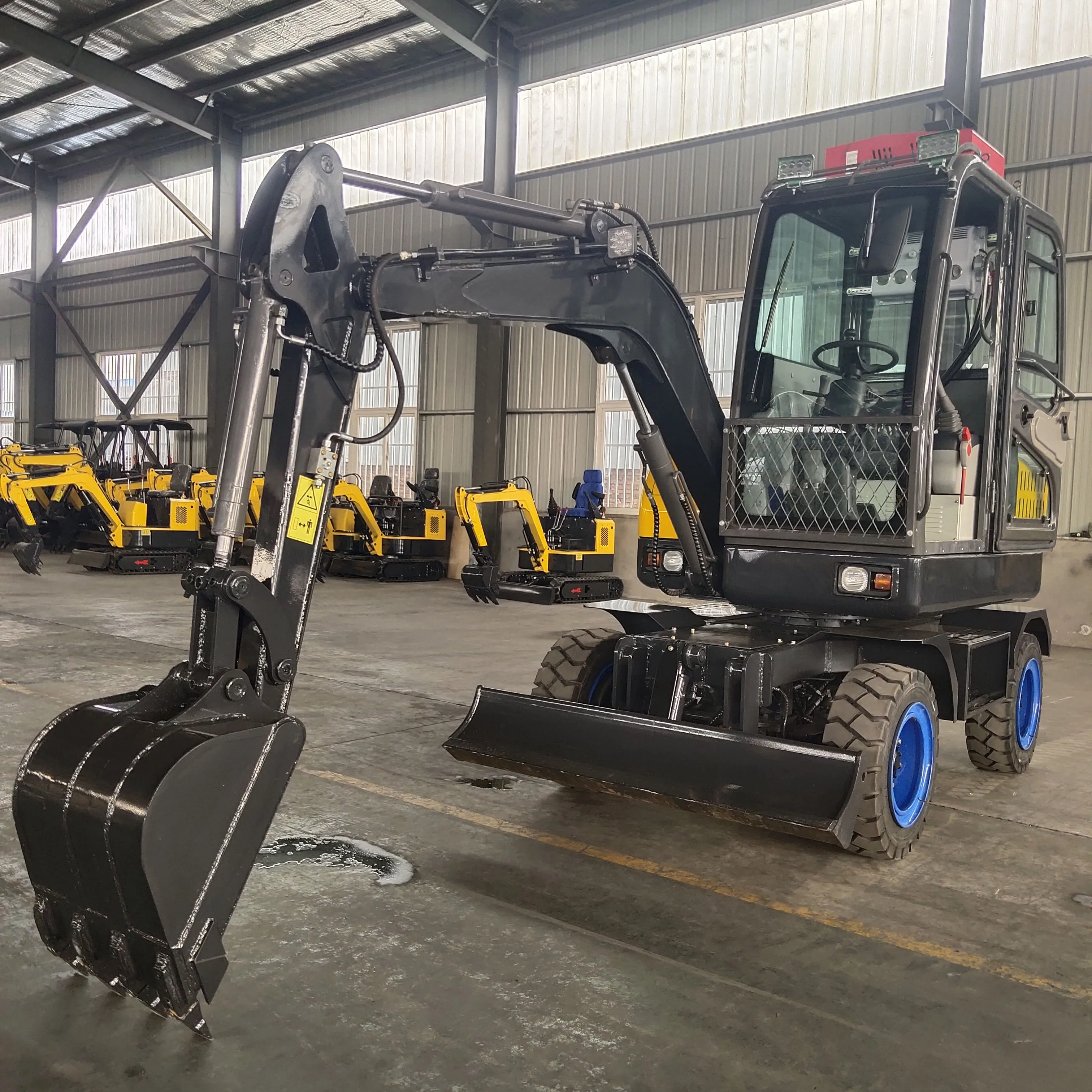 4 ton wheel excavator (10)