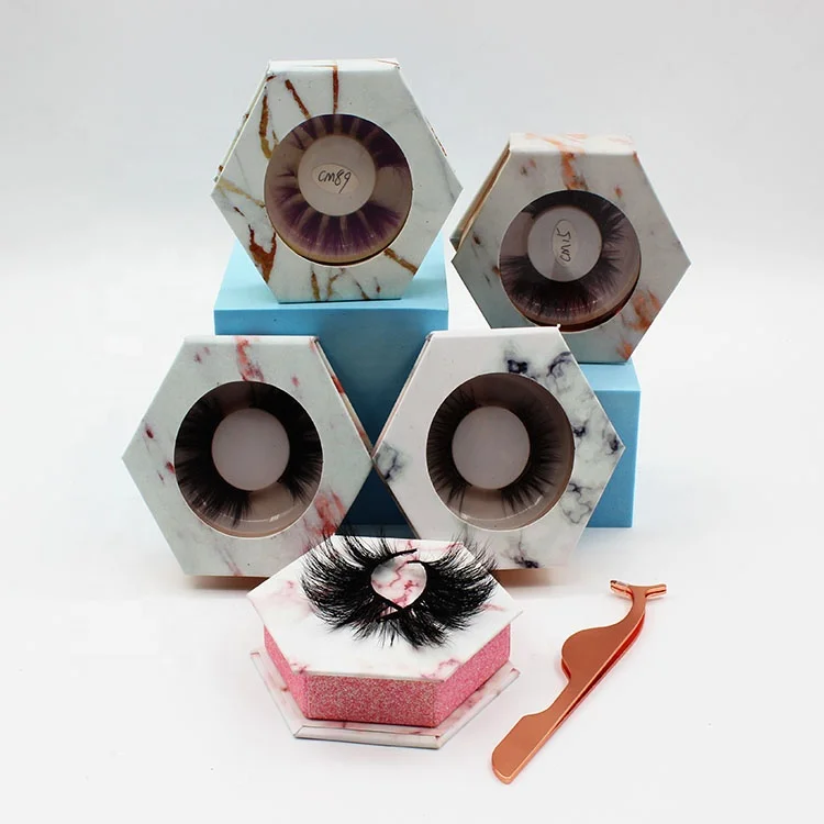 

5 Pairs Faux Mink Eyelashes Venders Customise Magnetic Clip Set Rose Gold Eyelash Packaging 4 Butterfly Box For, Black