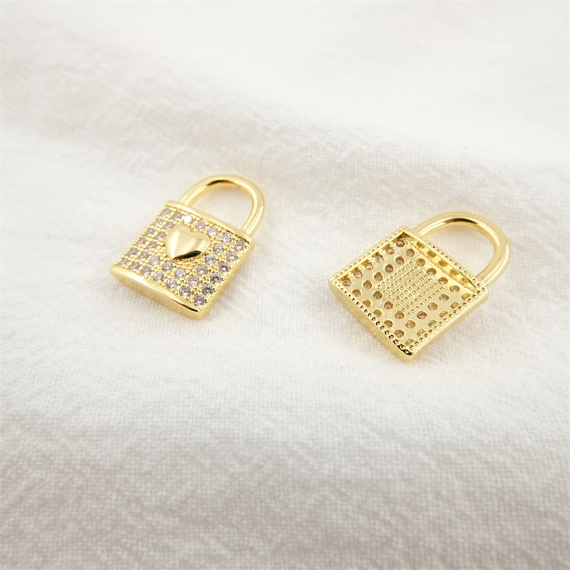 

couple nekalce pendants lock pendant with diamond gold padlock charm