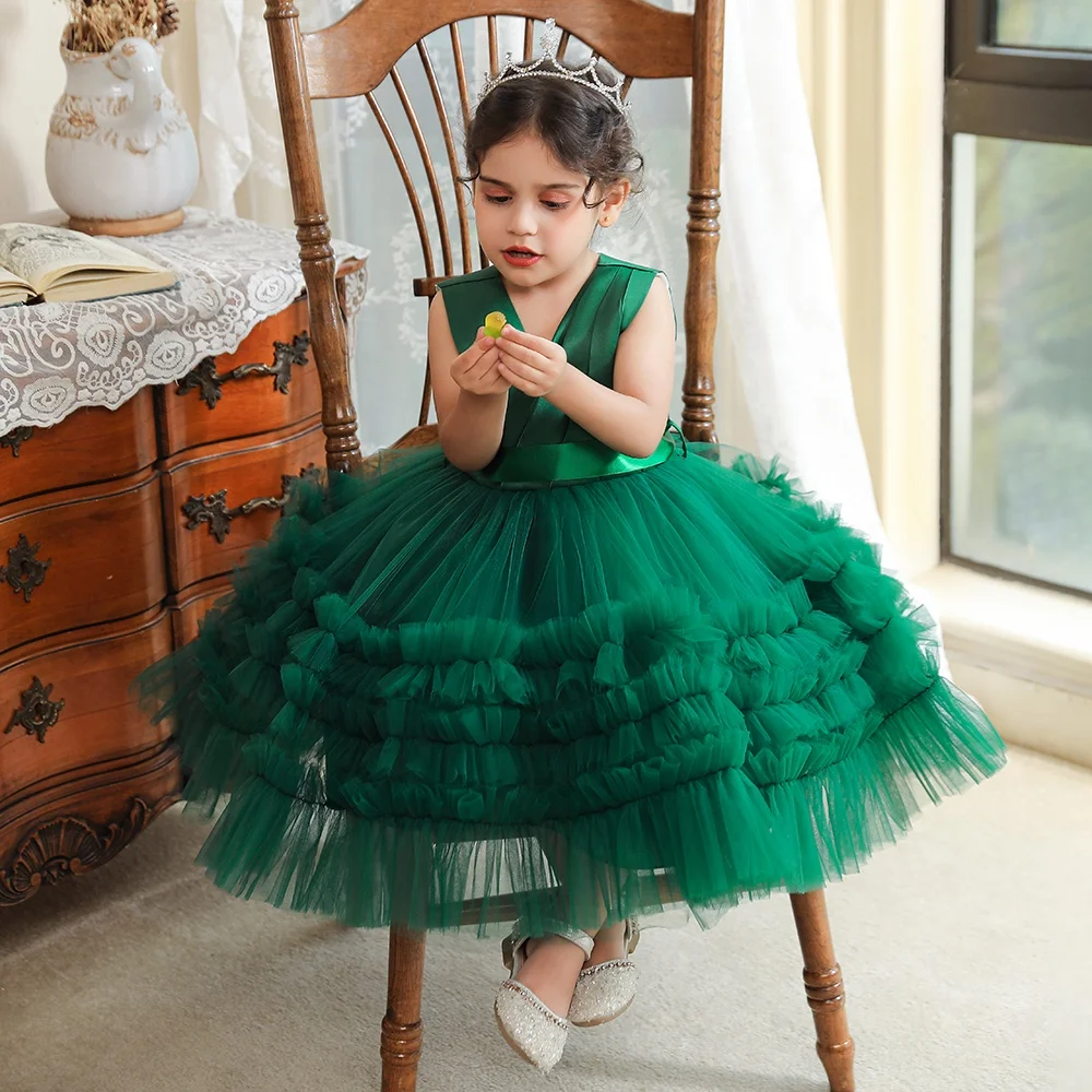 

MEIQIAI Newest Design Kids party Dress Professional Wholesale Tutu Dress for 0-7 years old L2095XZ