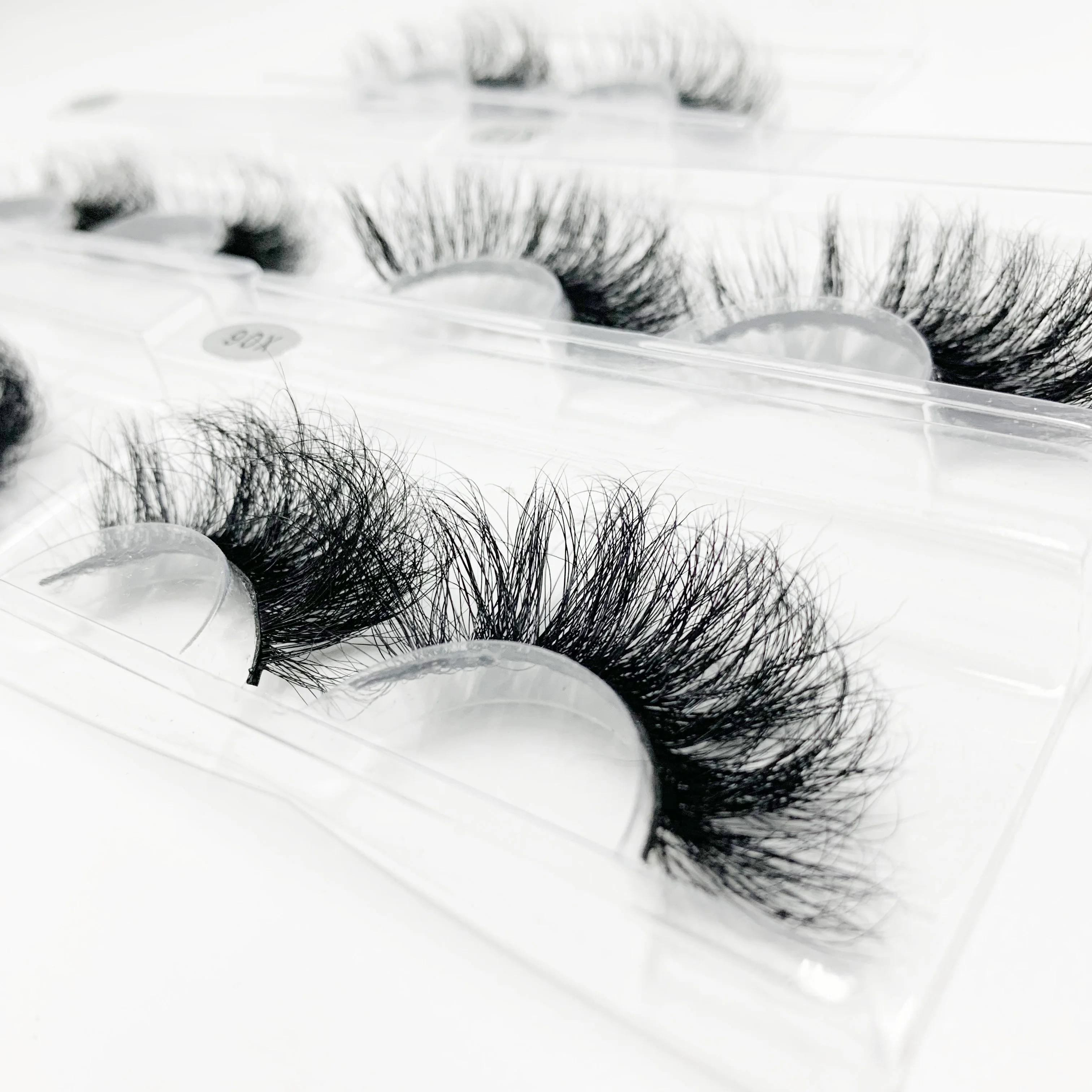 

2021 Free Shipping Wholesale 25mm Lashes 5/10pairs 7D Mink Eyelashes Fluffy Dramatic false Eye lashes Reusable Long