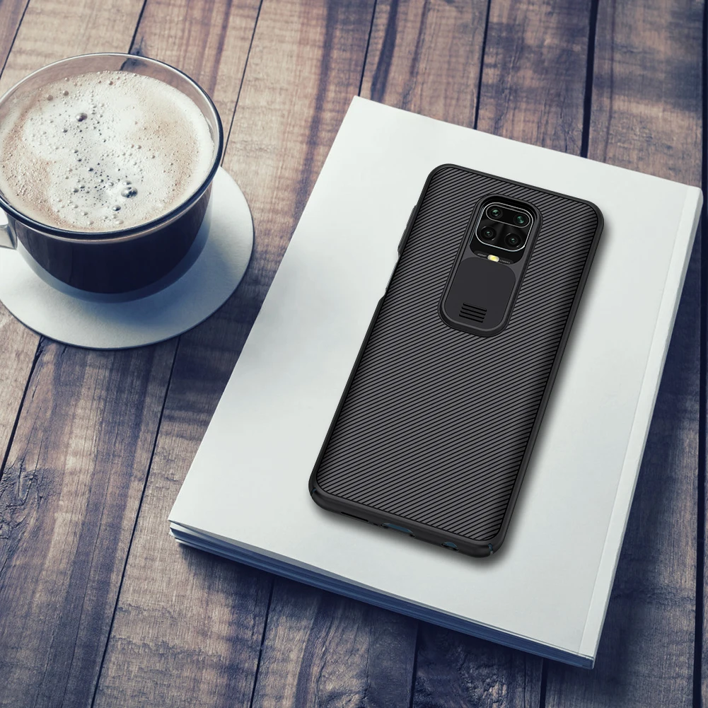 

Nillkin CamShield Case for Xiaomi Redmi Note 9s / Note 9 Pro Max PC Black Slide mirror phone case