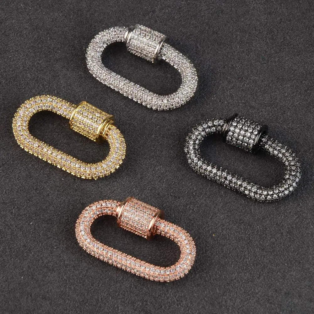 

Wholesale Jewelry Accessories Micro Paved Alloy Classical Rhinestone Charm Buckle