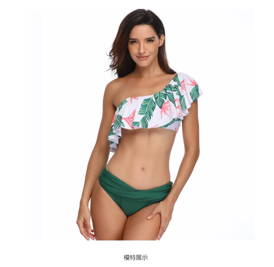 

YZ-0123 Swimwear Swimsuit In Europe And The Hot Style Braided Rope Solo Side Sexy Bikini Swimsuits For Women 2020