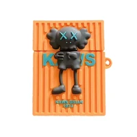 

New fashion kaws with silicone earphone box cover airpods case