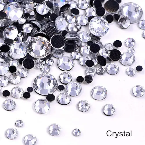 

Honor of crystal Glitter Crystal Clear SS10 Hot Fix FlatBack Strass Sewing&Fabric Garment Rhinestones Decorations