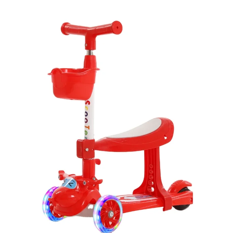 

Netherland Market Factory Direct Sale Kick Scooters Cheap With 3 Flash Wheel Kids Kick Scooter Baby Scooty For Child Toy