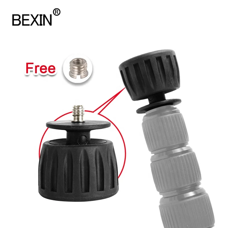 

BEXIN tripod accessories High quality Non-Slip Rubber Tripod Foot Pads Heavy Suppression Pads for Yunteng video Camera Tripod, Black