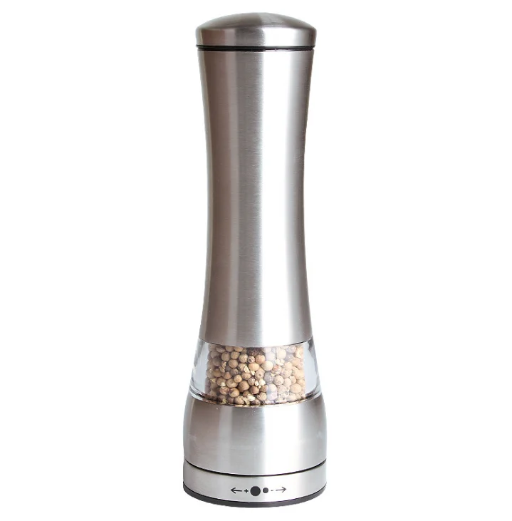 

Hot Selling Premium Adjustable Ceramic Stainless Steel Manual Salt and Pepper Grinder Mill, Sliver