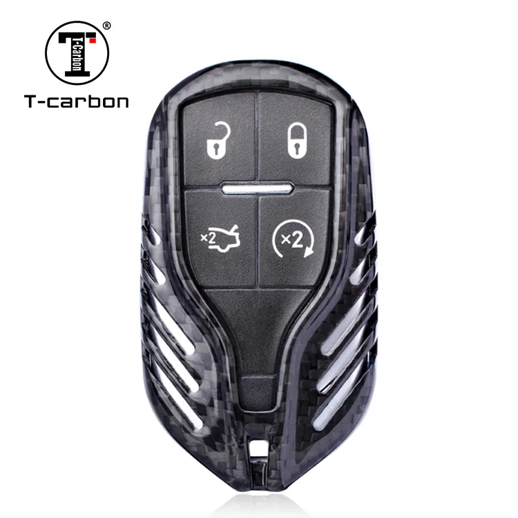 

T-carbon Carbon Fiber car key cover Key Case for maserati, Carbon fiber black