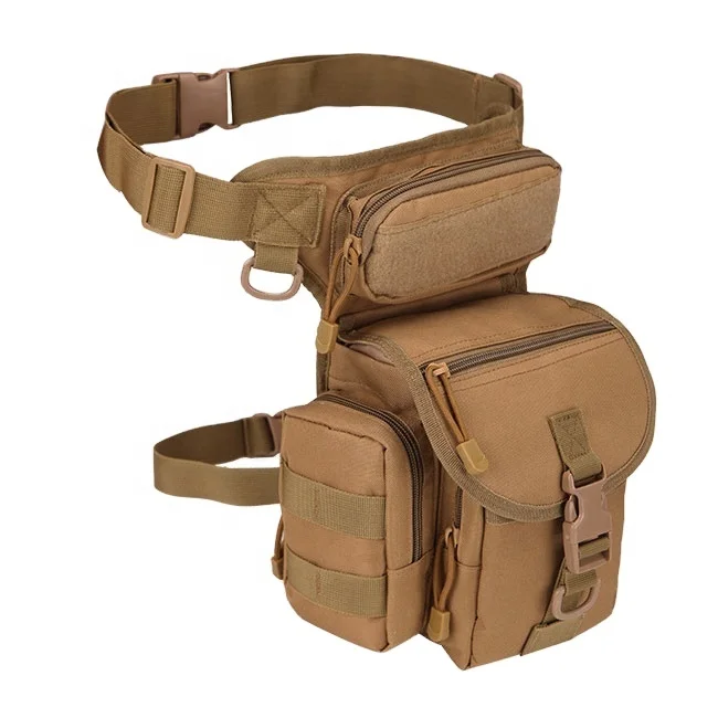 

Fashion Outdoors Military Camouflage Army Hunting Military Waist Belt Hip Motorcycle Tactical Thigh Leg Bag, Camouflage color