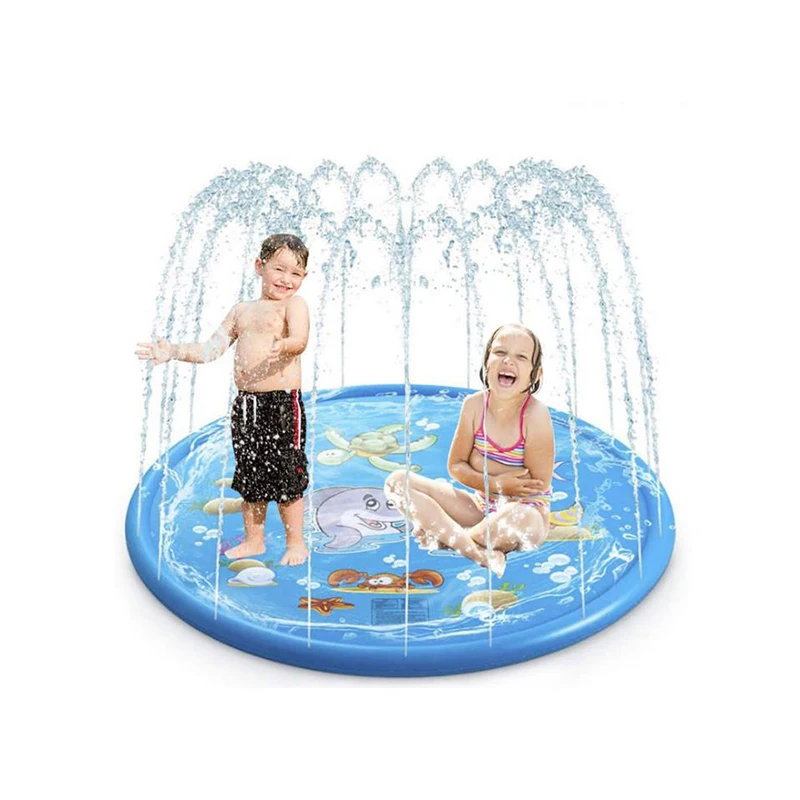 

Amazon Hot Selling Sprinkler Play Mat Splash Pad Pool 68 Inches Kids Water Splash Pad Play, Customized color