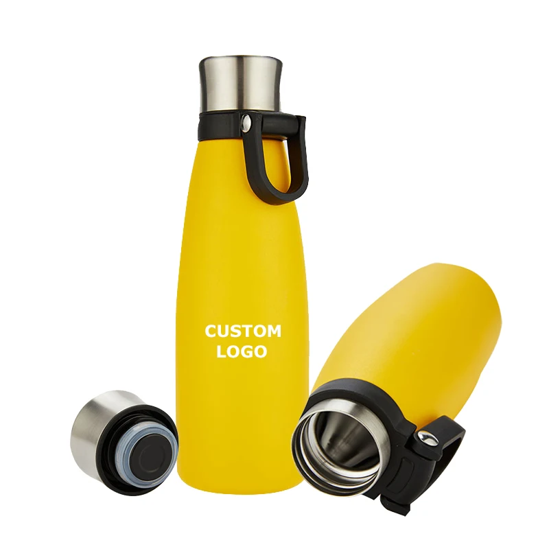 

17oz Leak Proof BPA Free Eco Friendly Portable Insulation Stainless Steel Water Bottle with Handle, Customized color