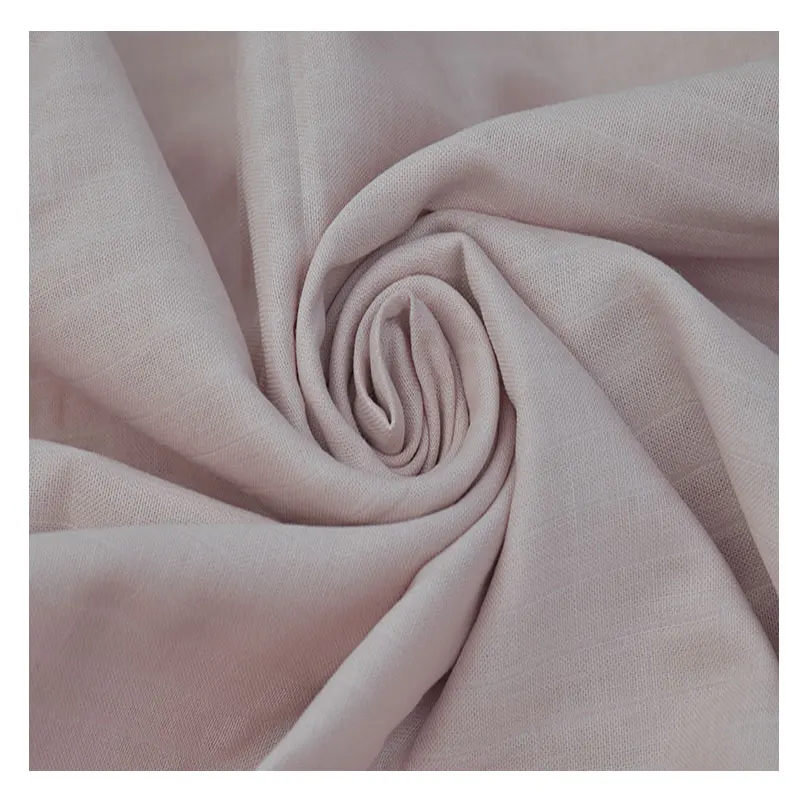 厂家直销100% 纯棉精梳双层纱布环保婴儿尿布服成人家居服面料