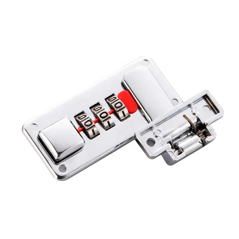 

Briefcase lock 3 Digits Silver All Mental Security Password Travel Suitcase Cheap Price Different Size for Safe Combination Lock, Silver/golden and customized