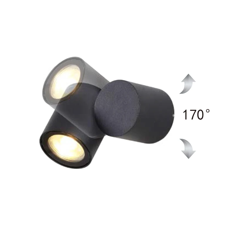 Ip65 Exterior Waterproof Seaside Using Adjustable Ip65 High Lumen 50w Gu10 Led Outdoor Wall Lamp