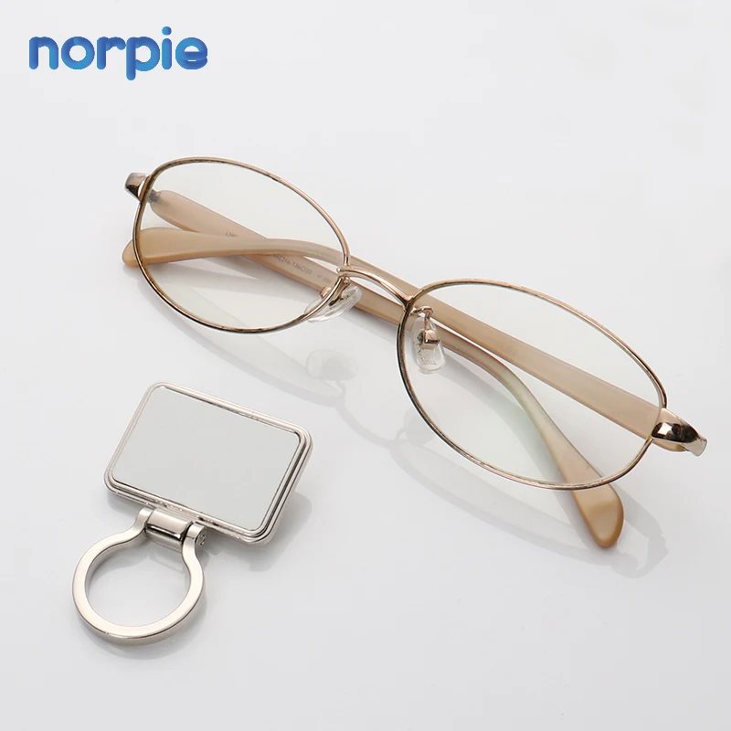 

In Stock Fast Shipping Sublimation Blank Metal Brooch Eyeglass Hanger Clothes