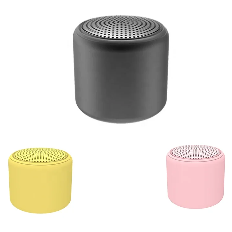 

2021 Newest Macaron Speaker Mini Portable Wireless BT Speaker Waterproof Music Sport Outdoor Little Fun Speaker TWS Macaron i12, Red, blue, black, pink etc. option