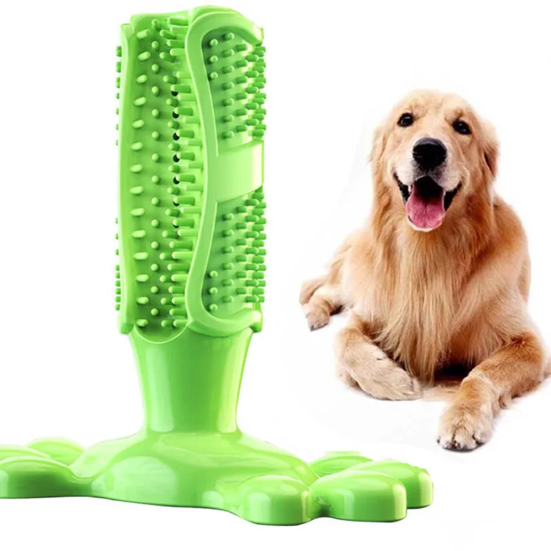 

Dog Toy Dog Chew Dog Toothbrush Pet Molar Tooth Cleaning Brushing Stick Doggy Puppy Dental Care Pet Supplies, As photo