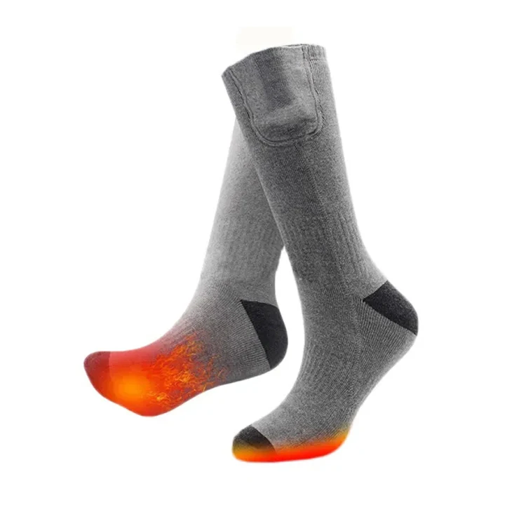 

Winter Rechargeable Thick Cotton Warm Windproof Thermal Heated Socks For Men