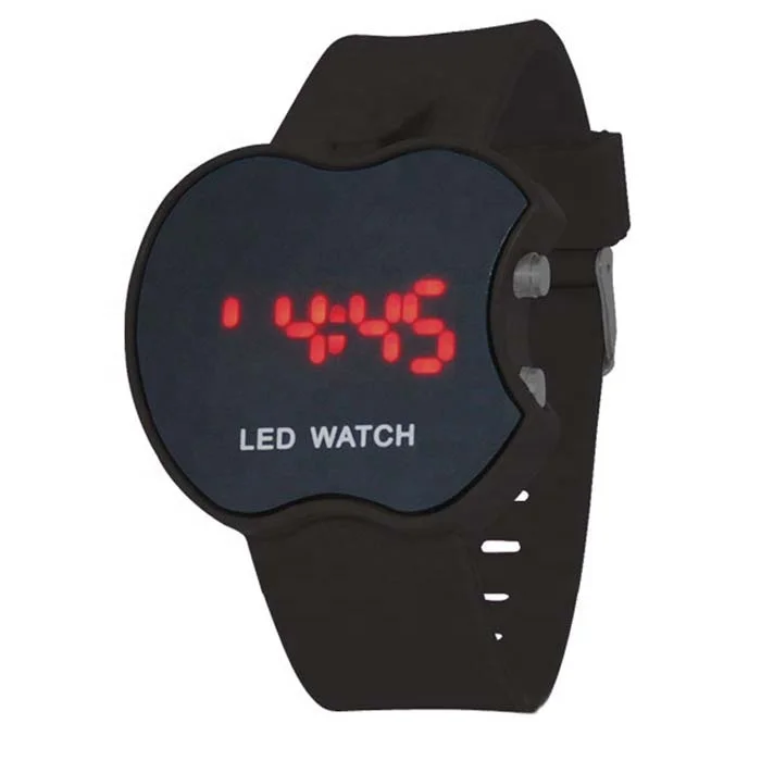 

Creative Fruit Shape Candy LED Watches Silicone Kid's Wristwatch Electronic Clock Student Gifts SW086