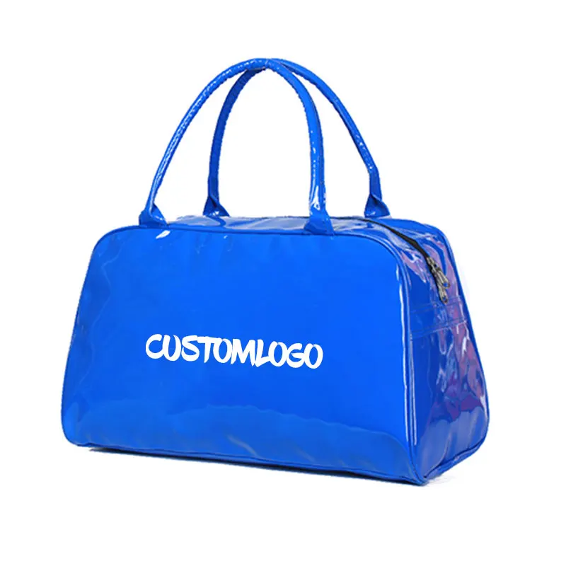 

High Quality Custom Logo Fitness Travel Duffel Weekender Overnight Woman Gym Sport Bag, Red, black, blue