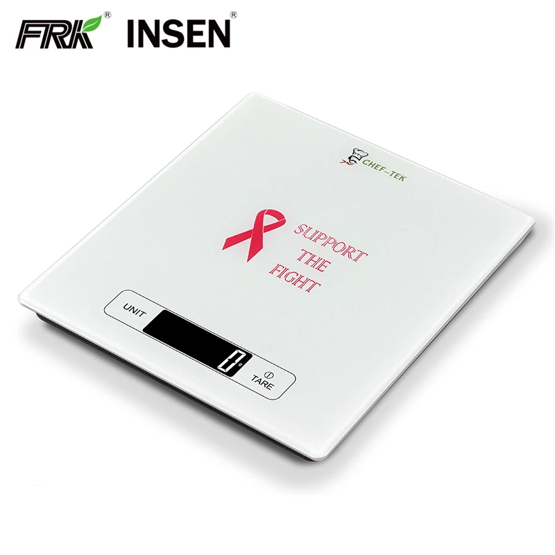 
Spot Goods Touch Button 10Kg 22Lb Digital Portable Analog Slim Kitchen Food Weighing Scale 