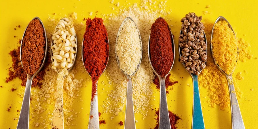 Brazilian sunset over a spice market
