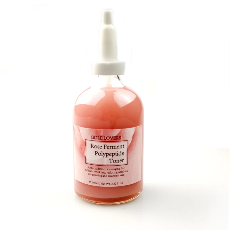 

Hot sale private label Skin Care Rose ferment polypeptide Toner