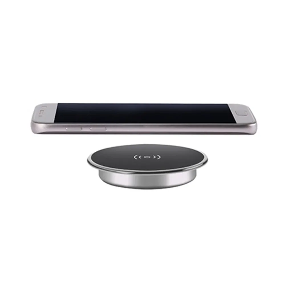 

New 2019 trending product wireless charger table built-in wireless mobile phone chargers for bar/office/cafe/home/hotel