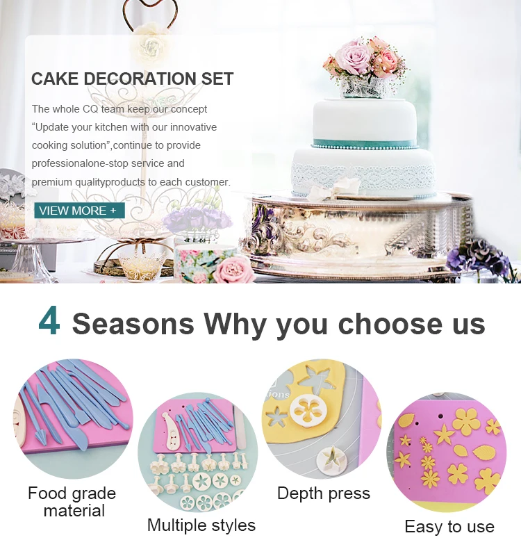  fondant cake decorating tools set