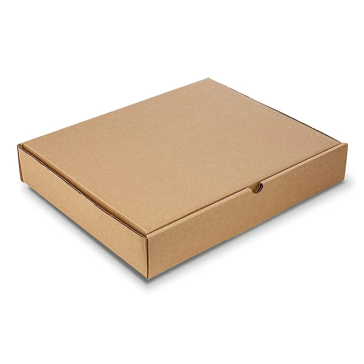 

New design disposable corrugated kraft paper pizza burger box food packaging box