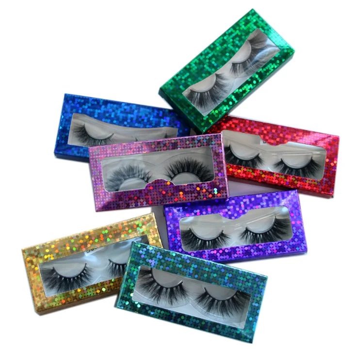

wholesale lash box 3d bottom full strip mink lashes dramatic mink eyelashes, Black color