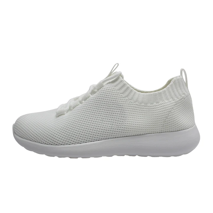 

2021 Light Weight Breathable Fly Knit Sport Running Shoes For Sneakers White Custom women Fashion Sneakers