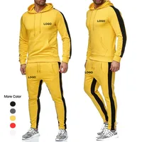 

High Performance Mens Long Sleeve Gym Hooded Casual Tracksuit Sweatshirt Customized Men Tracksuit Jacket And Sweatpants