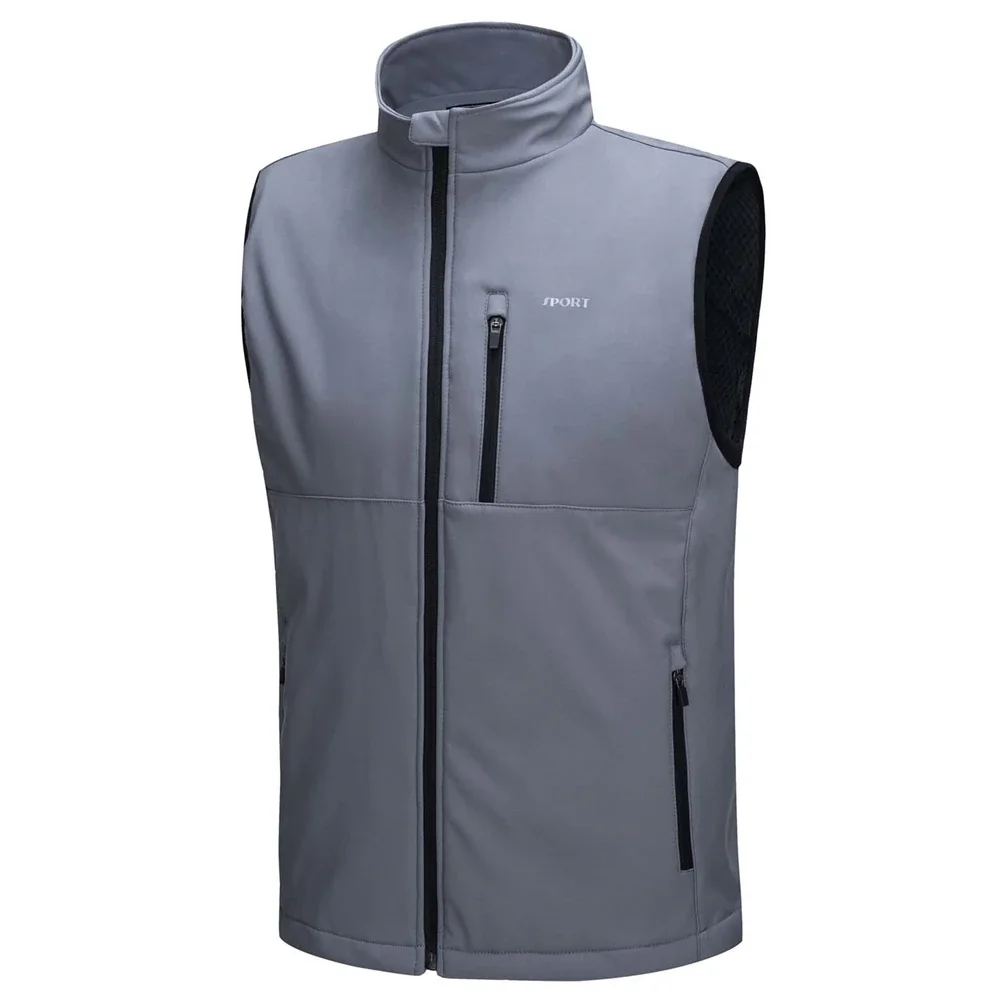 

Custom Lightweight Hiking Golf Vests Men's Windproof Sleeveless Fishing Jackets Running Waistcoats Water Repellent Travel Tops