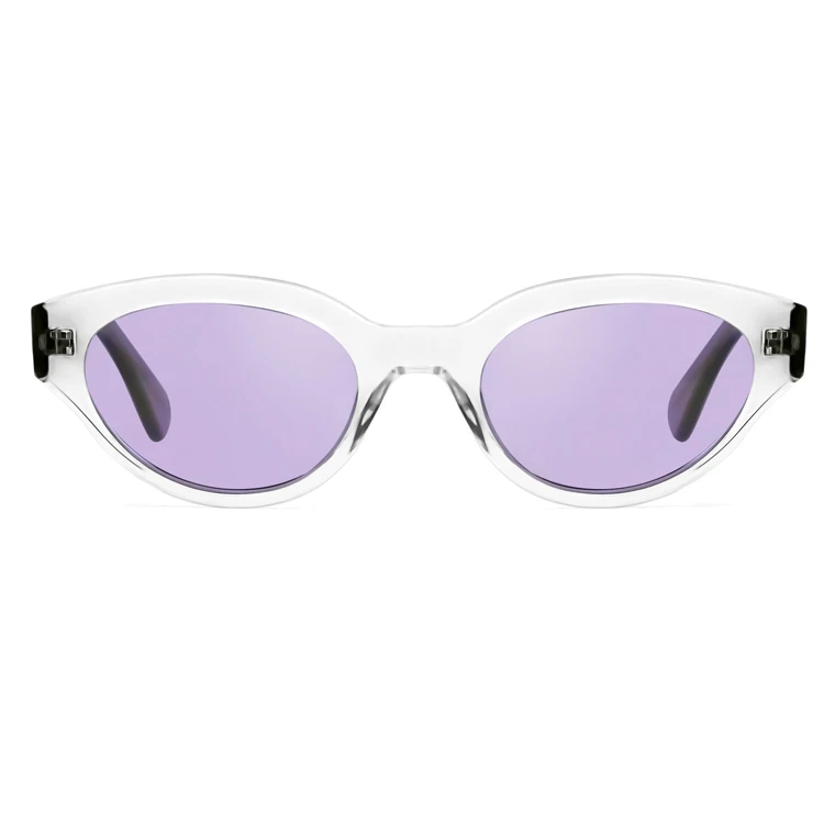 

95222 Trendy Polarized Acetate Cat Eye Sunglasses Women