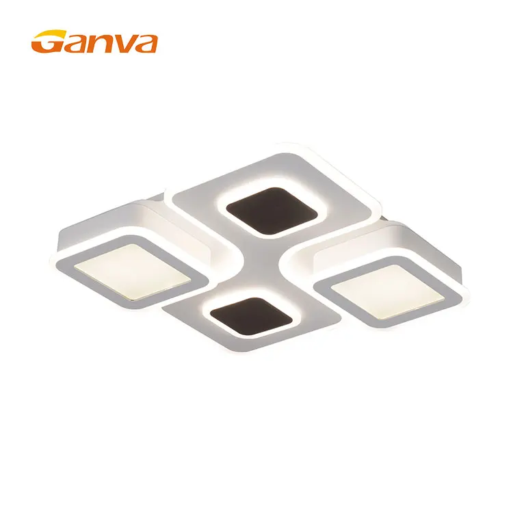 Ganva Modern E27 glass lighting chandelier living room luxury ceiling lamp for home